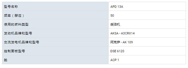 AKSA柴油發電機