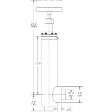 CRYOCOMP 真空夾套直角閥C2122-M21系列