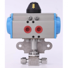 NAI-LOK 高壓不銹鋼316 1 PC儀表氣動球閥系列