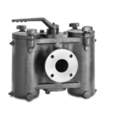 KECKLEY 鑄鐵雙相籃式過濾器（連續流）系列