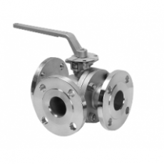 KECKLEY 全通口 3 通法蘭端分流球閥BVF3系列