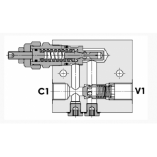 FLUID-PRESS 直動式順序閥FPSQ-D-70-CB