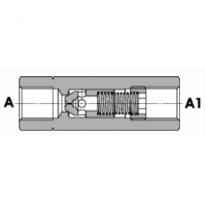 FLUID-PRESS 固定單向節流閥FPRU-F*系列