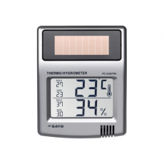 SK SATO 太陽能數字溫濕度計PC-5200TRH系列
