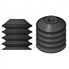 EDCO USA 波紋管真空吸盤XP-BL50系列